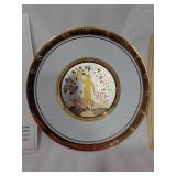 Japanese Floral Calander Collector Plate - Buddhas Birthday