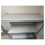 3-Tier Metal Storage Shelf, 48x18x48 Inches