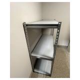 3-Tier Metal Storage Shelf, 48x18x48 Inches