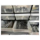 Akro-Mils Storage Cabinet with Assorted Hardware and Kidde Combo Fire Extinguisher Pack