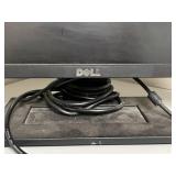 Office Desk Accessory Lot with Dell Monitor, Organizers, Staplers, and Pens