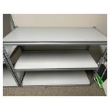 Metal Utility Shelf 3-Tier 48in Wide x 18in Deep x 35in Tall