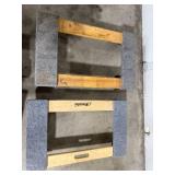 Set of 4 Carpeted Furniture Dollies with Casters