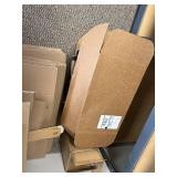 Lot of Shipping Supplies: Cardboard Boxes, Bubble Wrap, and Half Sheet Labels