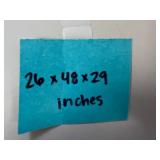 Office Desk, 4 Foot Folding Table, and White Step Stool Set