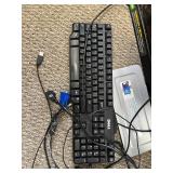 HP Desktop Monitor Bundle with Dell Keyboard, HP Mouse, Labtec Speakers, Copy Paper, and Workshop Cord
