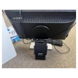 HP Desktop Monitor Bundle with Dell Keyboard, HP Mouse, Labtec Speakers, Copy Paper, and Workshop Cord