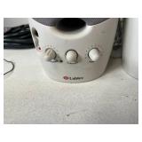 HP Desktop Monitor Bundle with Dell Keyboard, HP Mouse, Labtec Speakers, Copy Paper, and Workshop Cord