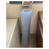 Two Clear Office Chair Mats for Carpet with Studded Backing - 1 w/ orig box