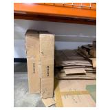 Large Group of Flattened Cardboard Shipping Boxes Assorted Sizes