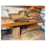 Large Group of Flattened Cardboard Shipping Boxes Assorted Sizes