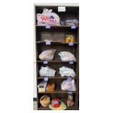 Brown Tall Wooden Bookshelf with 5 Shelves - contents not included