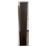 Brown Tall Wooden Bookshelf with 5 Shelves - contents not included