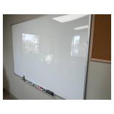 72x48 Inch Wall-Mounted Magnetic Whiteboard with Markers and Eraser