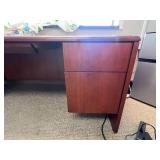 Executive Wood Office Desk with Drawers 72x36x30 Inches