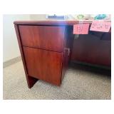 Executive Wood Office Desk with Drawers 72x36x30 Inches