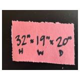 Midea Compact Two-Door Refrigerator Freezer 32x19x20 Inches