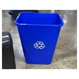 Amazon Basics Paper Shredder and Blue Recycling Bin