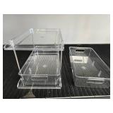 Office Organizational Set with Trash and Recycling Bins, Baskets, and Storage Trays