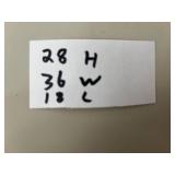 Metal 2-Drawer Lateral Filing Cabinet, 36 in W x 18 in D x 28 in H