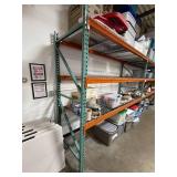 Heavy Duty Industrial Warehouse Pallet Racking with Wire Decking - you disassemble - contents NOT included