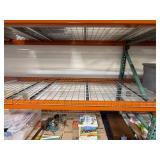 Heavy Duty Industrial Warehouse Pallet Racking with Wire Decking - you disassemble - contents NOT included