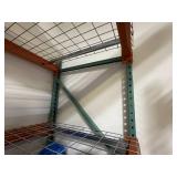 Heavy Duty Industrial Warehouse Pallet Racking with Wire Decking - you disassemble - contents NOT included