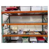 Heavy Duty Industrial Warehouse Pallet Racking with Wire Decking - you disassemble - contents NOT included
