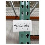 Industrial Steel Warehouse Pallet Racking with Wire Decking 96x20x36 Inch - you disassemble