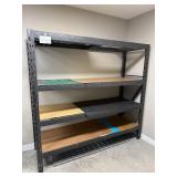 Heavy Duty Metal Storage Rack 72x77x24 Inches with 4 Shelves - you disassemble & move