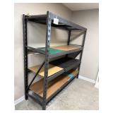 Heavy Duty Metal Storage Rack 72x77x24 Inches with 4 Shelves - you disassemble & move