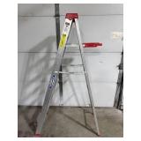 Werner 6 ft Aluminum Step Ladder Type III 200 lb Capacity