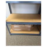 Metal Storage Shelf 72x36x18 Inches with Adjustable Shelves - you disassemble & move - contents NOT included
