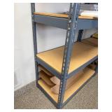 Metal Storage Shelf 72x36x18 Inches with Adjustable Shelves - you disassemble & move - contents NOT included