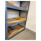 Steel Storage Shelving Unit 72x36x18 Inch with Adjustable Shelves - you disassemble & move - contents NOT included