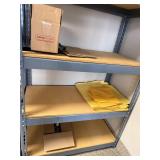 Steel Storage Shelving Unit 72x36x18 Inch with Adjustable Shelves - you disassemble & move - contents NOT included