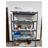 Steel Shelving Unit with Contents Not Included - you disassemble & move - contents NOT included