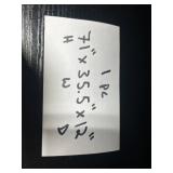 Black 5-Shelf Bookcase 71x35.5x12 Inches