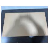 Rectangular Wall Mirror with Gold-Tone Frame 32x18 in