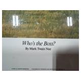 Pair of Signed & Numbered Wild Turkey Art Prints - Southern Pleasure by Joe C. Michelelet and Who