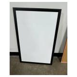 Framed Multnomah Falls Oregon Print, Large Black Frame, and Vintage Suitcase