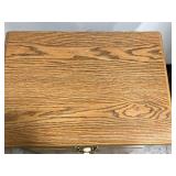 1 Sauder Bedroom Night Stand & - 1 Larger Chest (missing top drawer)