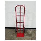 Heavy Duty Red Steel Hand Truck with Pneumatic Wheels