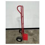Heavy Duty Red Steel Hand Truck with Pneumatic Wheels
