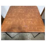 Square Folding Cardboard Table with Adjustable Office Chair