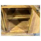 Large China Cabinet with Noritake and Everstone China Incomplete Dish Sets