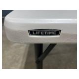 Lifetime Folding Banquet Table with Metal Legs