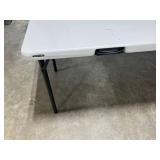 Lifetime Fold-In-Half Portable Plastic Table
