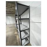 Steel Storage Shelving Unit 72x49x19 Inches with 4 Adjustable Shelves