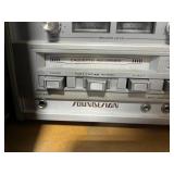 Vintage RCA Victor Wood Console Stereo Cabinet with Soundesign Cassette Recorder - untested